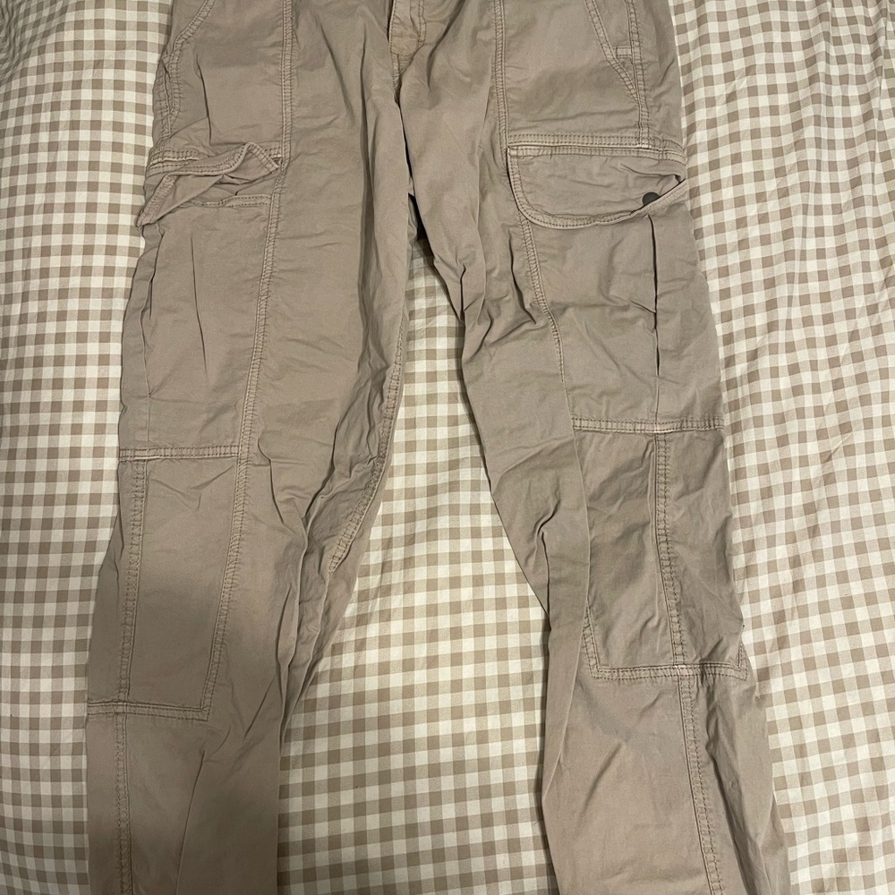 Garage Khaki Cargo Jogger Pants